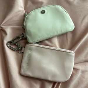 lululemon white opal big pouch ONLY